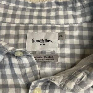 Goodfellow & Co Gray Checkered Shirt